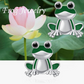 925 Sterling Silver Green Frog Earrings Frog Jewelry Cute Girls Kids Teens Womens Jewelry Birthday Gift