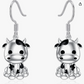 Cute Hanging Frog Earrings Frog Jewelry Womens Girls Teen Diamond Birthday Gift 925 Sterling Silver