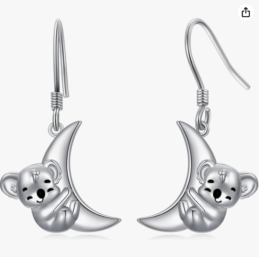 Cute Hanging Frog Earrings Frog Jewelry Womens Girls Teen Diamond Birthday Gift 925 Sterling Silver