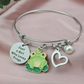 Kids Frog Bracelet Frog Heart Love Jewelry Womens Girls Teen Birthday Gift Stainless Steel