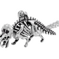 Triceratops Skeleton Necklace Dinosaur Chain Bones Pendant Skull Chain Triceratops Jewelry 24in.