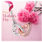 1/4 ct. Simulated Diamond Heart Necklace Love Valentines Anniversary Mother's Day Gift Rose Chain 20in.