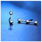 5mm Bead Ball Earring Silver Color Metal Alloy Two Three Bead Ball Earring Womens Small Ball Earrings (2 Pair)