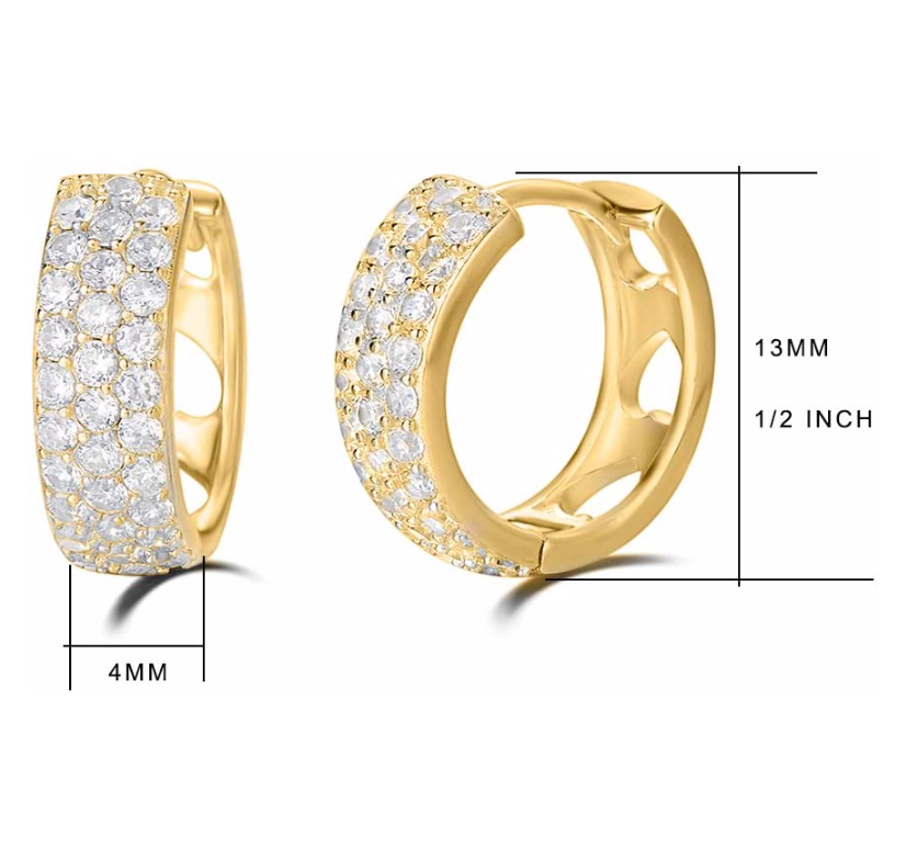 18k Real Diamond Earring JG-1902-3259 – Jewelegance