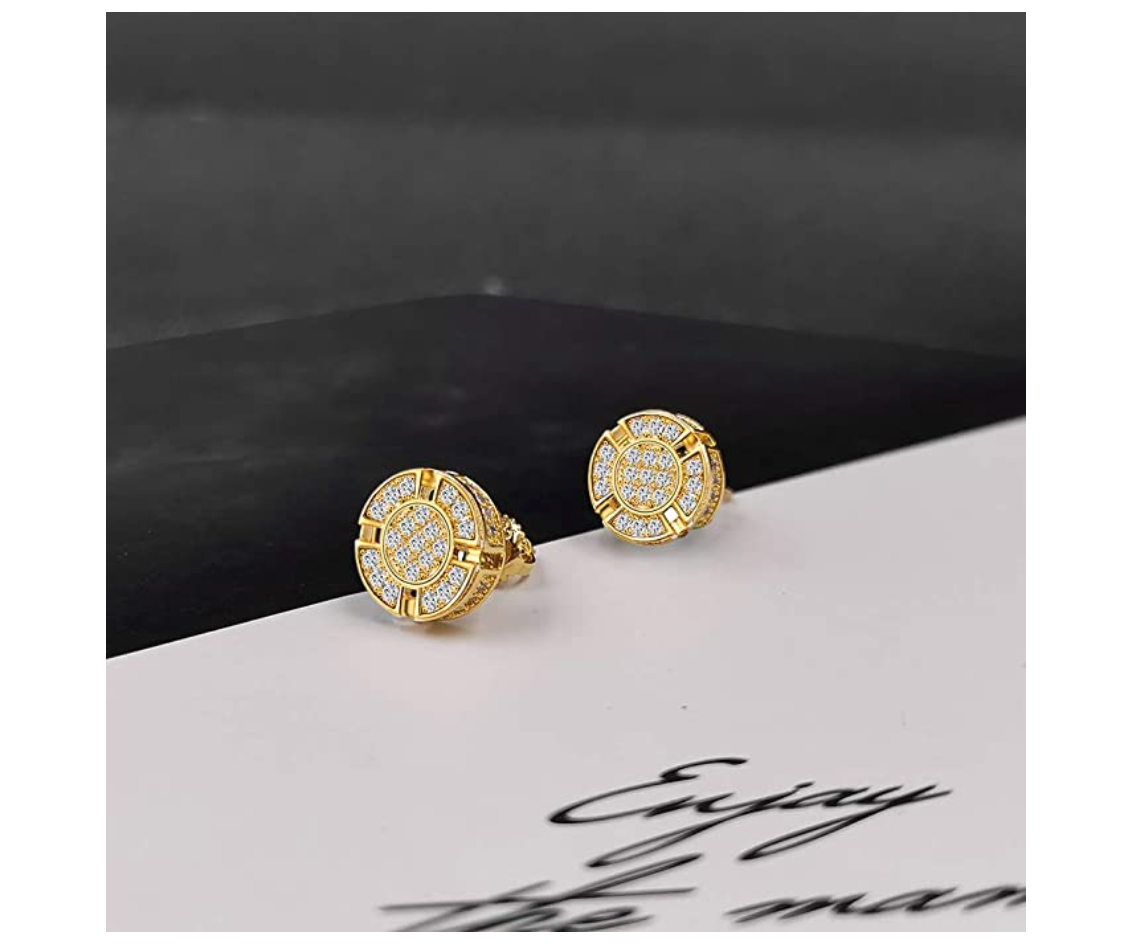 Illusion Large Diamond Round Cut Stud Earrings | Designer Fine Jewelry by  Sara Weinstock