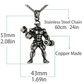 Mr. Olympia Gym Necklace Weight Plate Barbell Exercise Workout Chain Dumbbell Bodybuilding 24in.