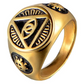 Triangle Eye of God Rings Ring Freemason Ring Masonic Ring Illuminati Jewelry Pyramid Horus Ra Silver