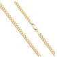 Gold Cuban Link Chain Hip Hop Rapper Jewelry