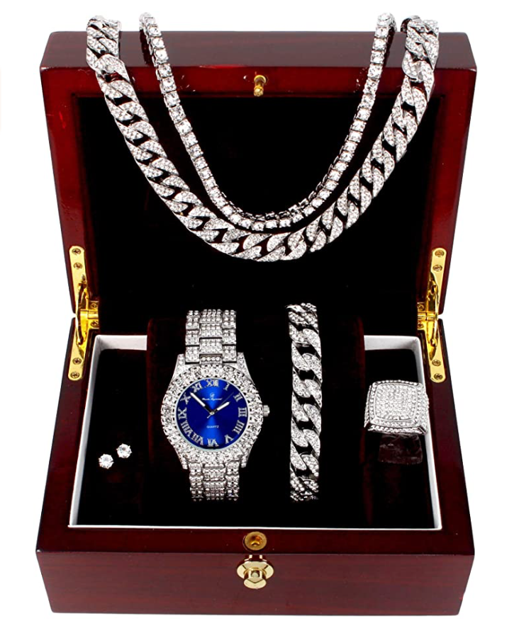 Best Miami Cuban Pave Chains - Real Gold! | Luxury watches for men, Mens  accessories, Mens jewelry