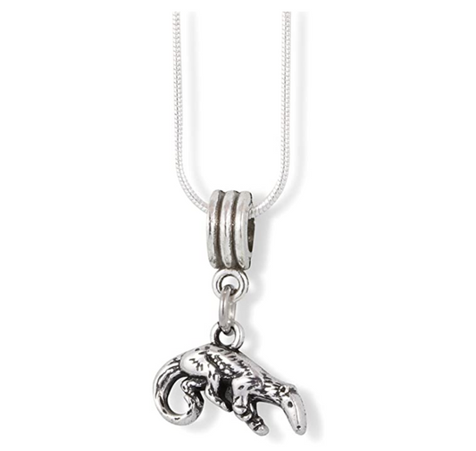 Anteater Pendant Necklace Ant Eater Jewelry Chain Birthday Gift 18in.