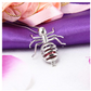 925 Sterling Silver Ant Pendant Necklace Ant Jewelry Insect Bug Chain Birthday Gift 18in.