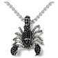 Black & Silver Color Scorpion Pendant Necklace Scorpio Jewelry Zodiac Chain Birthday Gift 24in.