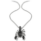 Black & Silver Color Scorpion Pendant Necklace Scorpio Jewelry Zodiac Chain Birthday Gift 24in.