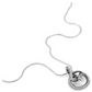Hanging Snake Necklace Cobra Snake Jewelry Coil Serpent Chain Birthday Gift 925 Sterling Silver 18in.