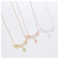 Origami Phoenix Necklace Pendant Phoenix Geometric Animal Jewelry Bird Chain Birthday Gift Rose Gold Silver Color 18in.