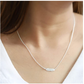 Feather Necklace Pendant Feather Jewelry Bird Chain Birthday Gift 925 Sterling Silver 16in.