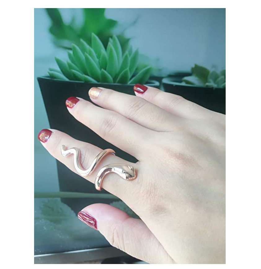 Snake Ring Snake Jewelry Serpent Ring Birthday Gift Silver Gold Tone Adjustable Ring