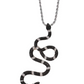 Snake Necklace Simulated Diamonds Snake Jewelry Hip Hop Snake Chain Birthday Gift 24in.