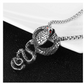 Red Eye Cobra Necklace Snake Pendant Gothic Jewelry King Cobra Snake Chain Birthday Gift Silver Tone 24in.