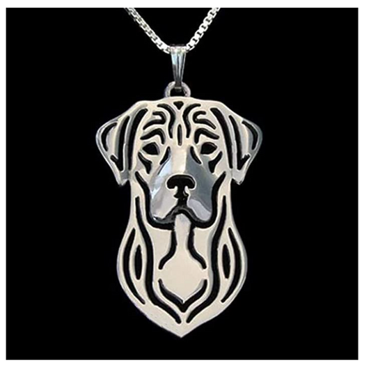 Labrador Retriever Necklace Labrador Pendant Jewelry Dog Chain Doggy Puppy Birthday Gift 18in.