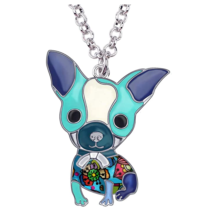 Women Chihuahua Dog Pet Cute Necklace Pendant Brown Jewelry Girls Gift  Necklaces