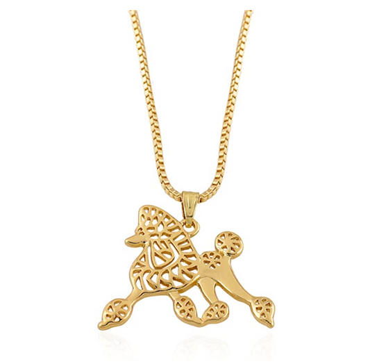 Sigma Gamma Rho Pendant Jewelry Poodle Necklace Poodle Dog Chain Doggy Puppy Birthday Gift 19in.