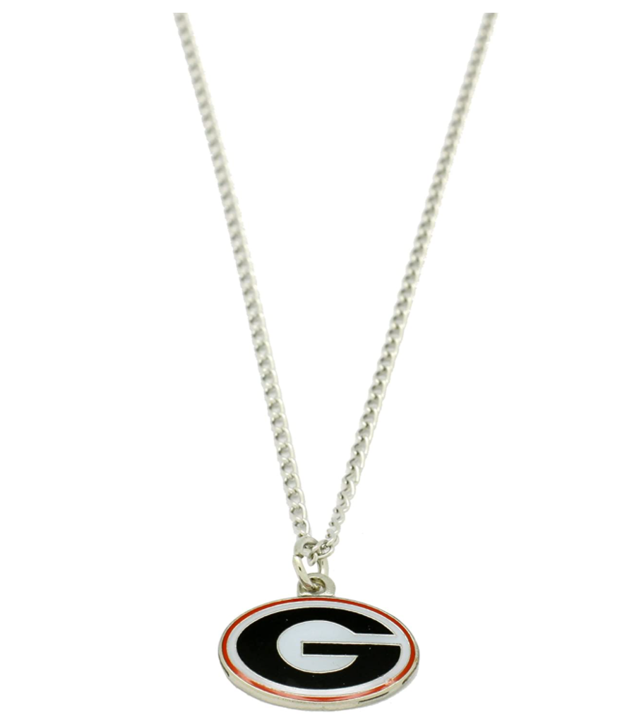 NCAA Georgia Bulldog Pendant Bulldog Football Necklace Jewelry Dog Chain Birthday Gift 24in.