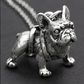 Bulldog Pendant Necklace Pitbull Jewelry Dog Chain Doggy Puppy Birthday Gift 20in.