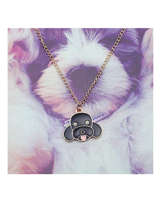 Poodle Necklace Pendant Poodle Jewelry Dog Chain Doggy Puppy Birthday Gift 20in.
