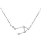 Libra Star Necklace Astrology Zodiac Jewelry Libra Chain Pendant Libra Birthday 925 Sterling Silver Gift 18in.