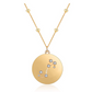 Scorpio Star Constellation Medallion Zodiac Necklace Pendant Scorpion Chain Astrology Chain Jewelry Scorpio Birthday Gift 24in.