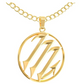 Gold Tone Scorpio Zodiac Necklace Astrology Chain Jewelry Scorpio Sign Birthday Gift 18in.