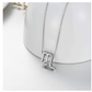 925 Sterling Silver Scorpio Zodiac Necklace Astrology Chain Jewelry Scorpio Sign Birthday Gift Simulated Diamond 18in.