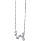 Scorpio Star System Necklace Astrology Zodiac Jewelry Scorpio Chain Pendant Scorpion Birthday Gift Simulated Diamond 18in.