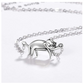 Cute Cat Sleeping Necklace Cat Hanging Pendant Jewelry Kitty Chain Birthday Gift 925 Sterling Silver 18in.