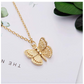 Dainty Butterfly Necklace Butterfly Pendants Jewelry Butterfly Chain Gold Color Birthday Gift 22in.