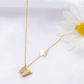 Two Butterfly Necklace Butterfly Pendants Jewelry Butterfly Chain Birthday Gift Gold Color 18in.