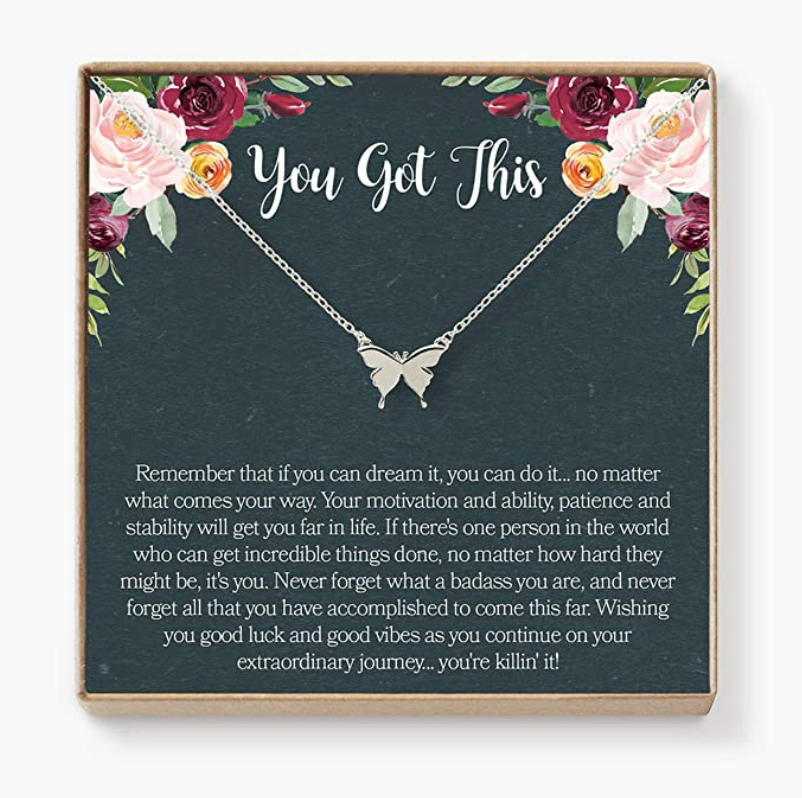 Cute Dainty Butterfly Necklace Pendant Jewelry Butterfly Chain Birthday Gift 925 Sterling Silver Gold 18in.