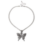 Big Butterfly Necklace Butterfly Pendants Jewelry Butterfly Chain Birthday Gift 18in.