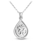 Ganesha Elephant Pendant Elephant Necklace Om Symbol Jewelry Hindu Lucky Chain 925 Sterling Silver 20in.