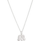 Small Elephant Pendant Elephant Necklace Elephant Jewelry Lucky Chain Gift Rose Gold Silver Color 18in.