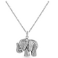 Elephant Charm Necklace Elephant Pendant Jewelry Lucky Chain Gift 925 Sterling Silver 18in.
