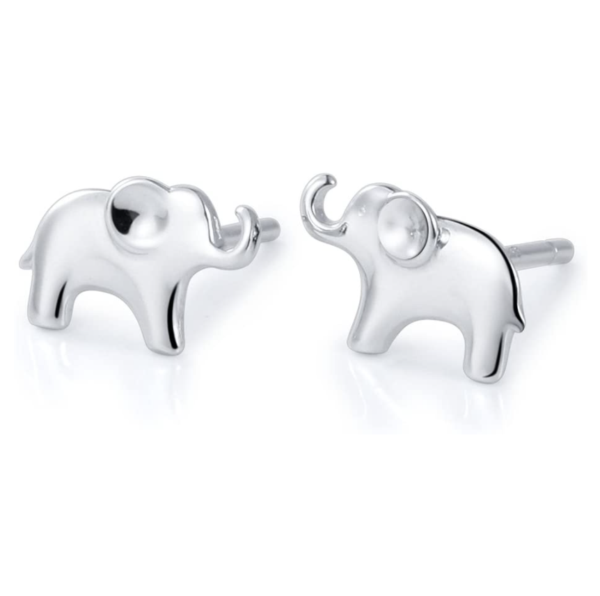Elephant Earrings Elephant Jewelry Lucky Gift 925 Sterling Silver