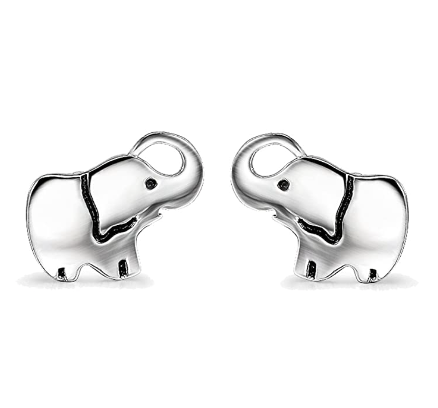 Elephant Earrings Lucky Elephant Jewelry 925 Sterling Silver Earring