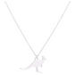 Small Kangaroo Necklace Rose Gold Kangaroo Hopping Pendant Silver Australian Jewelry Dainty Chain Birthday Gift 18in.