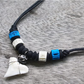 White Bone Natural Shark Tooth Pendant Beaded Rope Cord Hawaiian Necklace Lucky Shark Tooth Charm Chain Birthday Gift 18 - 26in.
