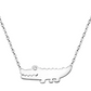Cute Dainty Alligator Pendant Crocodile Necklace Diamond Small Lizard Charm Gator Jewelry Birthday Gift Stainless Steel 18in.