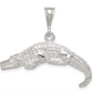 925 Sterling Silver Alligator Pendant Crocodile Charm Gator Jewelry Birthday Gift