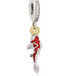 Love Koi Fish Charm Diamond Bracelet Pendant Heart Asian Chinese Japanese Jewelry Fisherman Birthday Gift 925 Sterling Silver