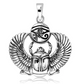 Horus Eye of Ra Beetle Pendant for Necklace Scarab Beetle Pendant Beetle Jewelry African Egyptian 925 Sterling Silver Birthday Gift
